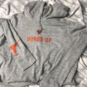 Pink VS Texas Longhorns sweatshirt. NWOT! Hoody